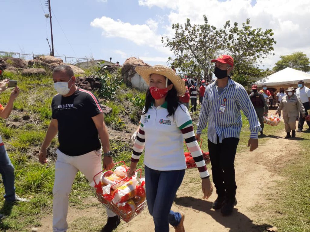 Más de 17 mil 400 vecinos de la Base de Misiones Socialistas “Golpe de Timón”, en parroquia Chirica en San Félix, fueron atendidos con alimentos proteicos