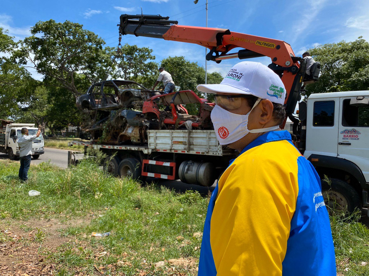 Alcalde de Caroní supervisó jornada de saneamiento ambiental en avenida Guayana