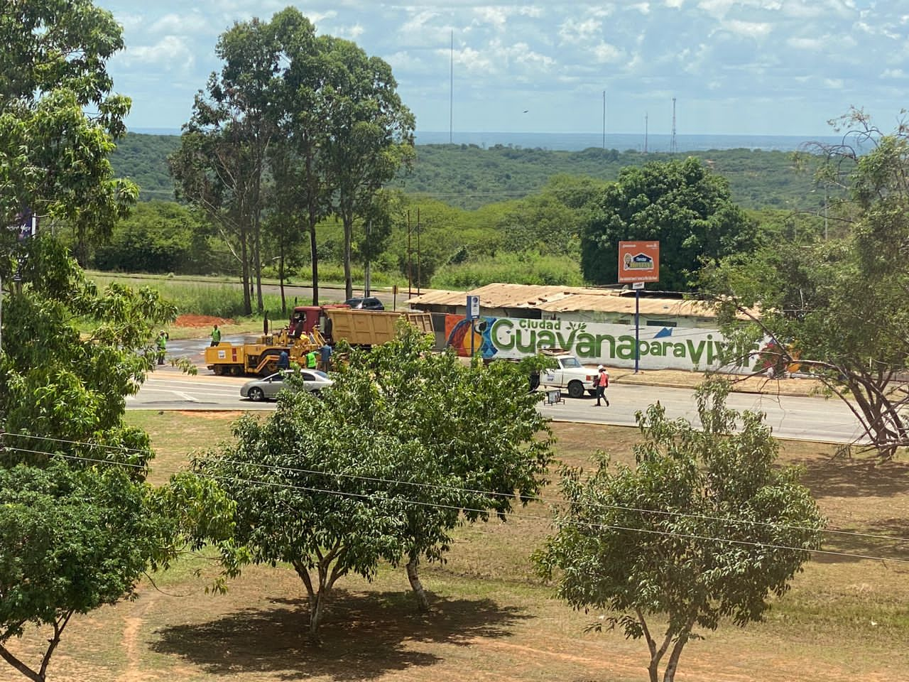 Finalizada reparación del socavamiento en avenida Las Américas.